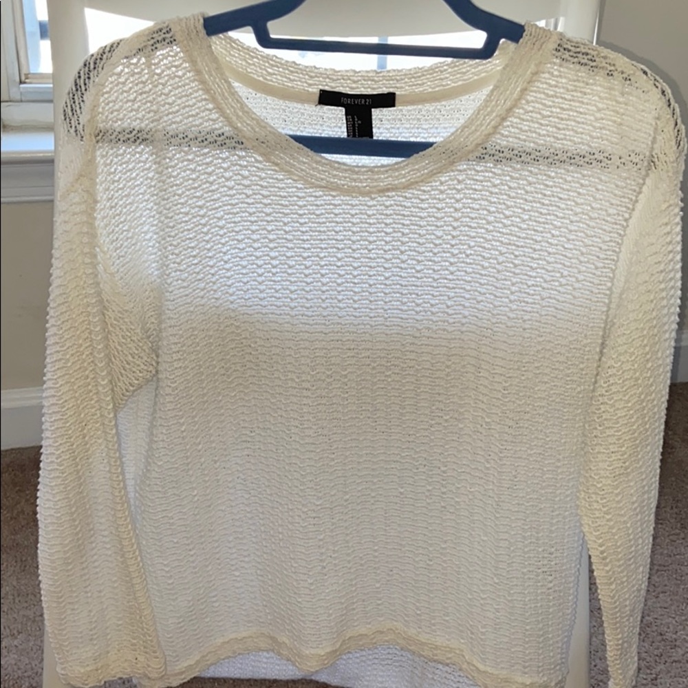 beautiful white sweater